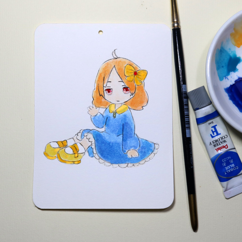 Giấy vẽ màu nước Postcard 40 tờ khổ cm - Màu xanh lá
