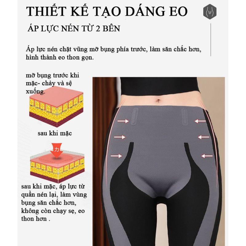 Quần gen giảm mỡ ,siêu phẩm quần gen nịt bụng đùi kaka giảm mỡ thon eo tạo vòng eo kiến