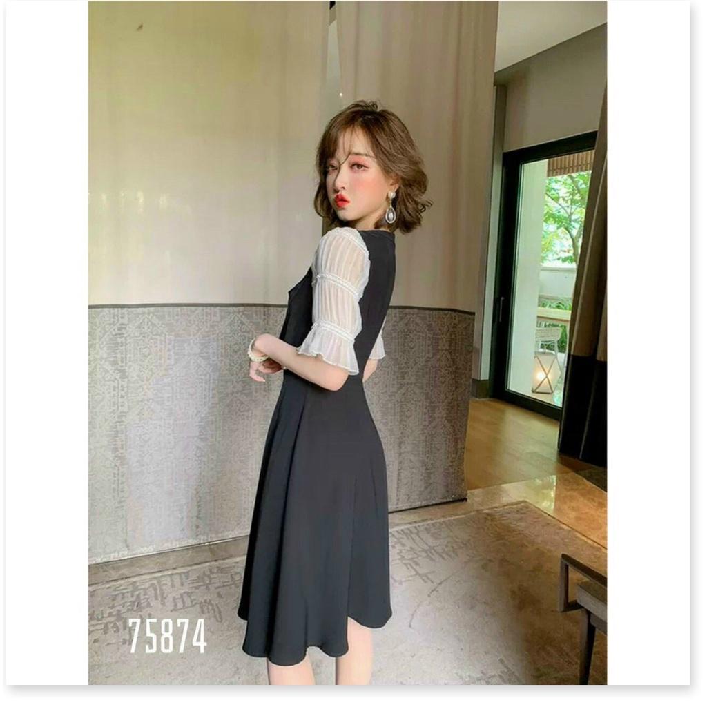ĐẦM UM PHỐI VOAN NỮ SIÊU XINH HOT HOT CHO CÁC QUÝ CÔ THỜI TRANG