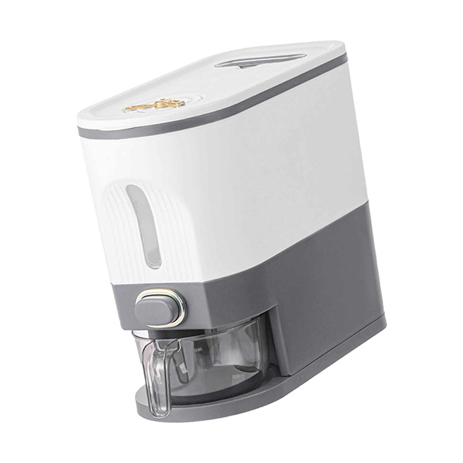 Rice Dispenser Container Sealed Moistureproof Rice Bucket for Grain Dry Food