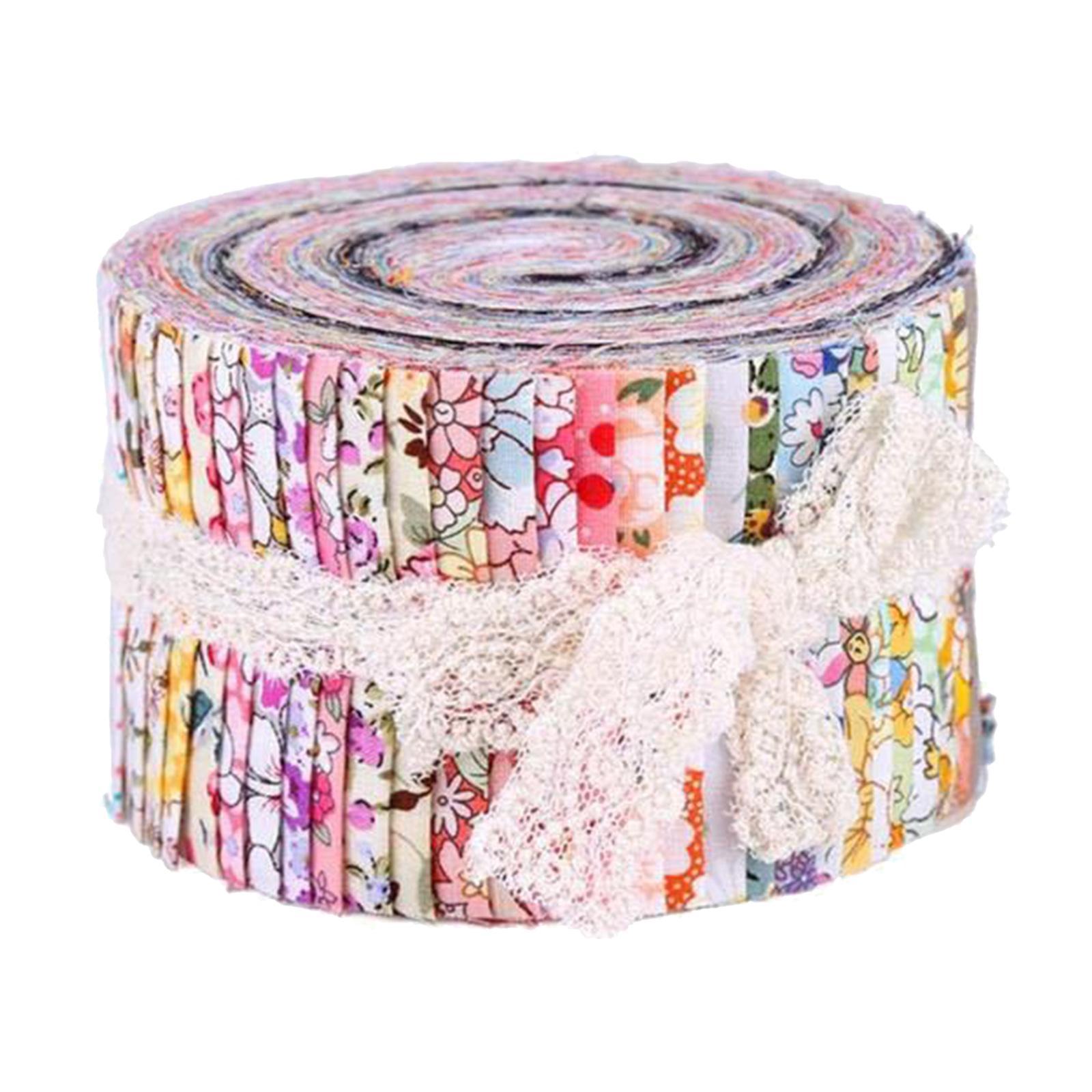 Fabric Strips Jelly Rolls Sewing Quilting DIY Craft Fabric for Patchwork
