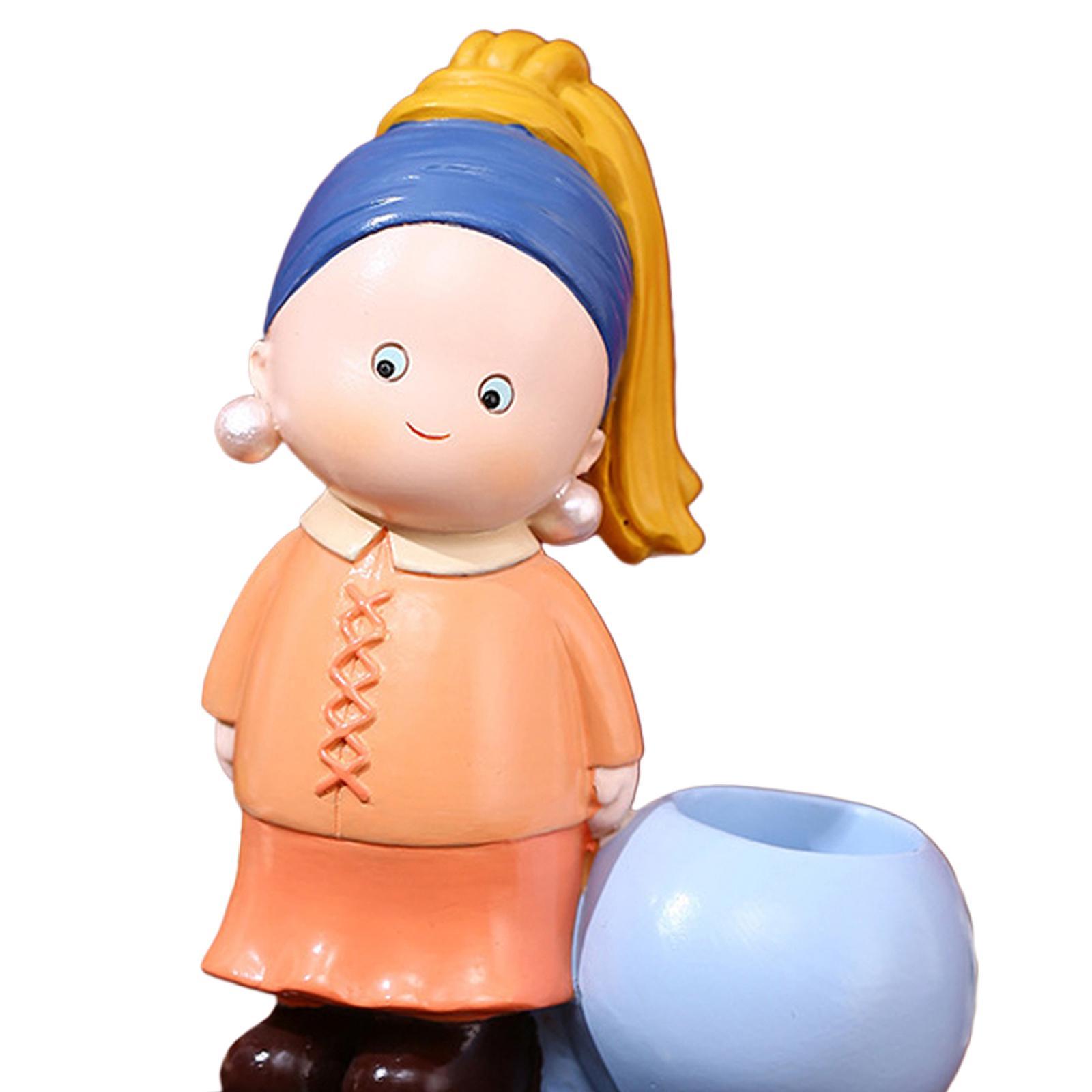 Cartoon Crafts Pen Holder Birthday Gift Cartoon Bedroom