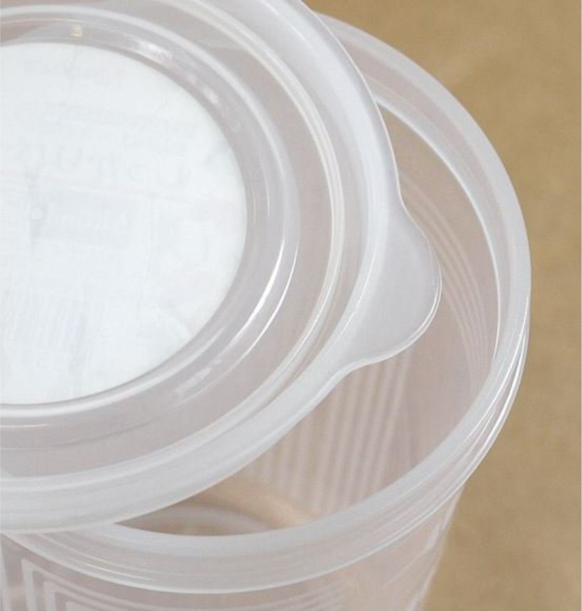 Hộp Nhựa Tròn Đựng Thực Phẩm 540ml - Nội Địa Nhật