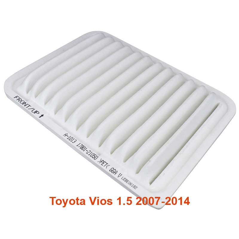 Lọc gió động cơ cho xe Toyota Vios 1.5 2007, 2008, 2009, 2010, 2011, 2012, 2013, 2014 17801-0D090 mã A1013-5