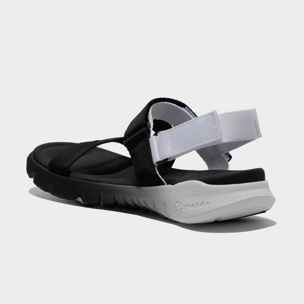 Giày Sandals Shondo F6 Sport Ombre Đế 2 Màu Đen Trắng F6S0110