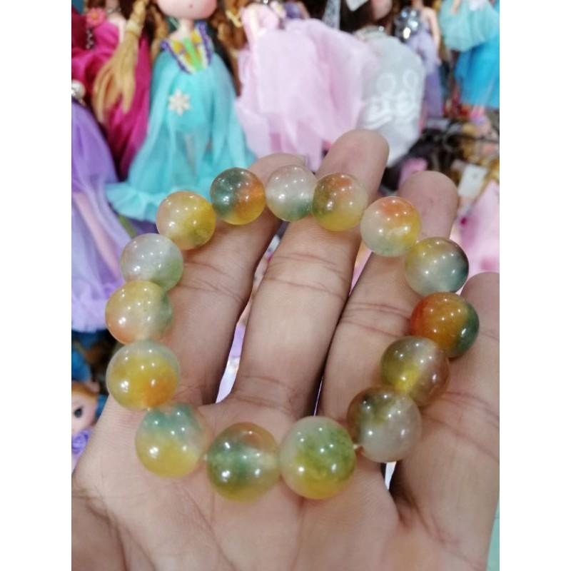 VÒNG TAY ĐÁ THIÊN NHIÊN 14MM NHIỀU MÀU