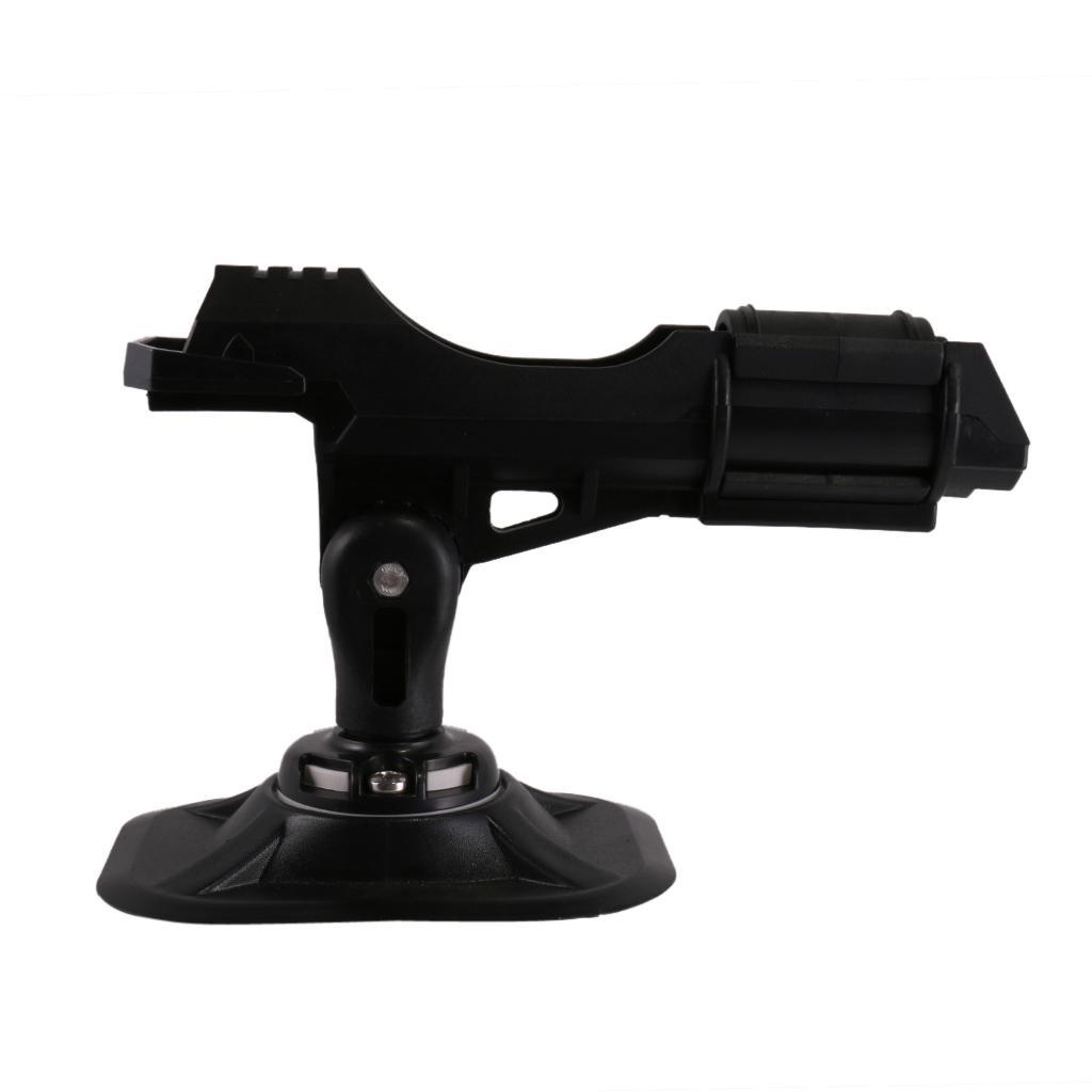 360° Adjustable Kayak Fishing Boat Rail Side Flush Mount Rod Holder Rest Kit