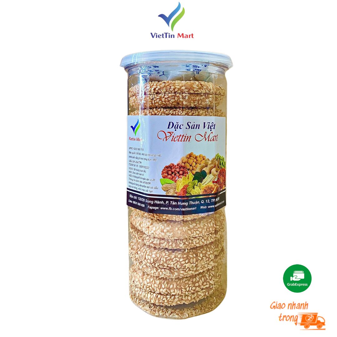 Bánh Vòng Mè Bơ Sữa 250g VIETTIN MART