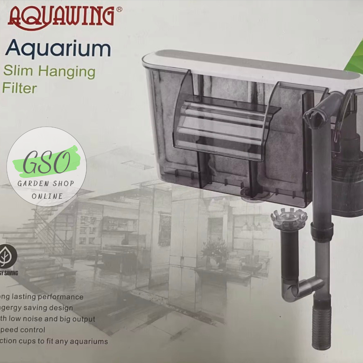 Lọc thác hồ cá kết hợp lọc váng AQUAWING 6W - AQ-SP011S lọc hút đáy - hút mặt nước