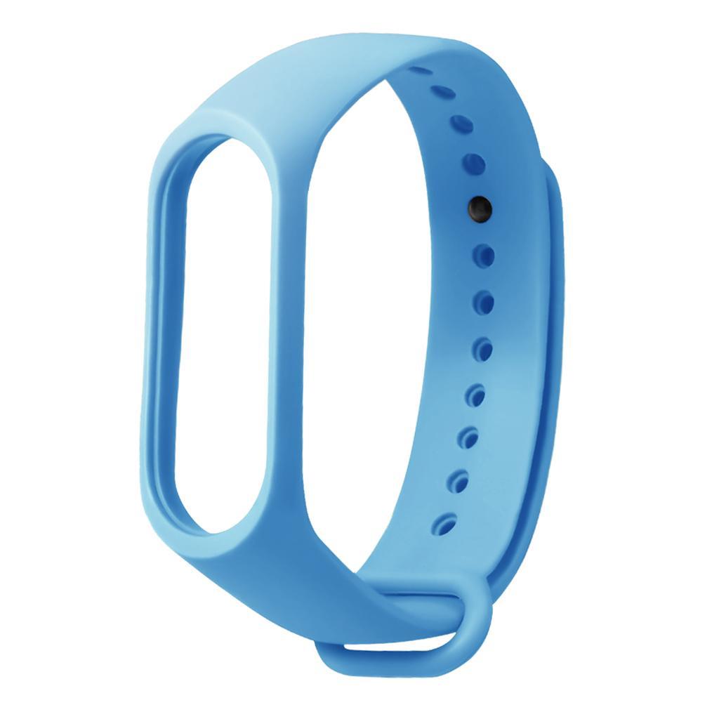 Breathable Silicone Sport Watch Band Adjustable, Replacement Accessories for Mi 3 Band Replacement