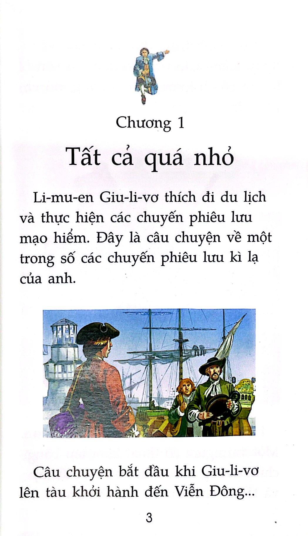 Hình ảnh Làm Quen Với Danh Tác - Dành Cho Lứa Tuổi Nhi Đồng: Những Cuộc Phiêu Lưu Của Giu-Li-Vơ (Tái Bản 2020)