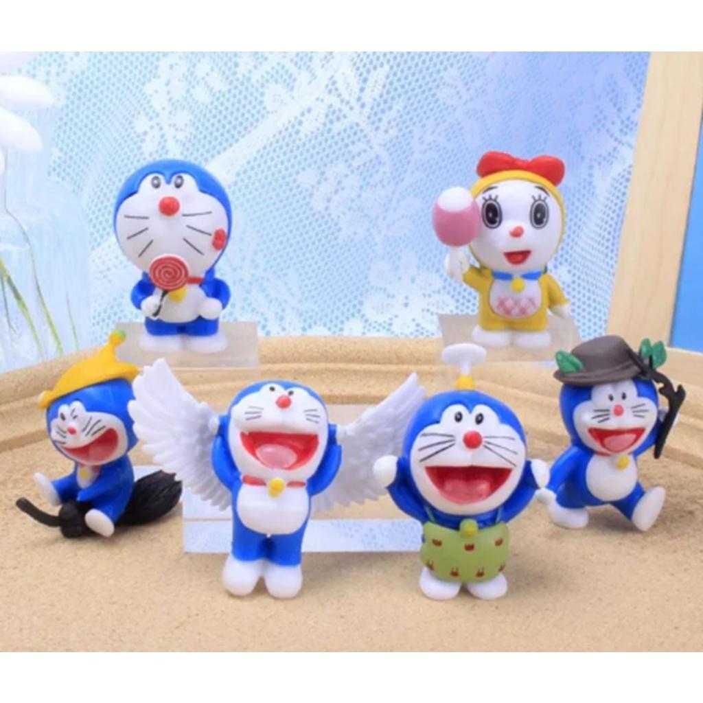 Bộ Mô Hình 1 nhân vật trong bộ 6 nhân vật Doraemon Thiên Thần hoạt hình Doraemon dễ thương