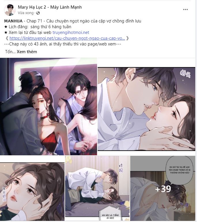 câu chuyện ngọt ngào của cặp vợ chồng đỉnh lưu chapter 71.1 1