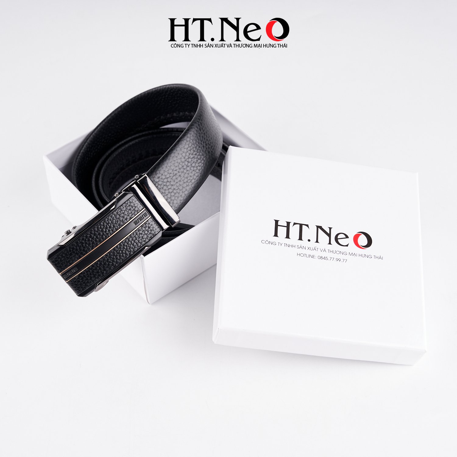 (DA 100%) Dây Lưng /Thắt Lưng Cao Cấp Thương Hiệu HT.NeO DL23