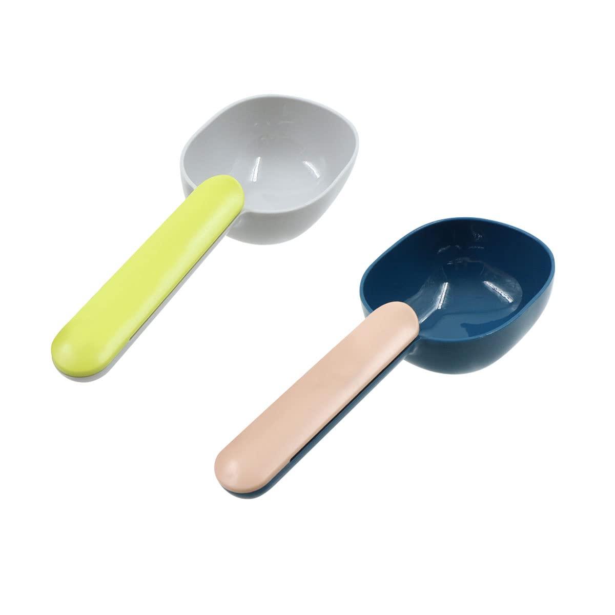 Xẻng cho chó cho chó vật nuôi xử lý với clip dưới thú cưng lót chó mèo cung cấp thức ăn làm đầy xẻng vòi vật nuôi cho thú cưng 2 chiếc