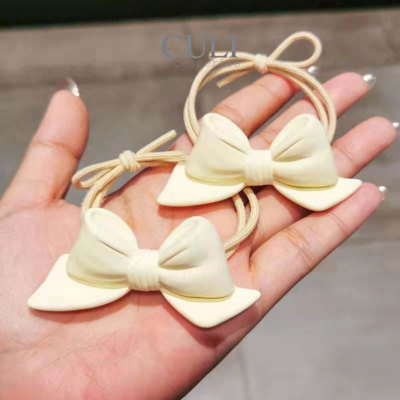 Dây cột tóc, Cột tóc Đính Nơ Nhựa Resin xinh xắn