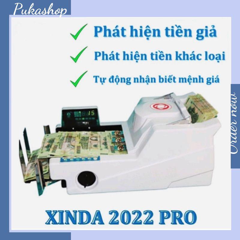 Máy đếm tiền Xin.da 2022 Pro, chức năng phát hiện tiền gi,ả , phát hiện tiền khác loại, mẫu mới 2022