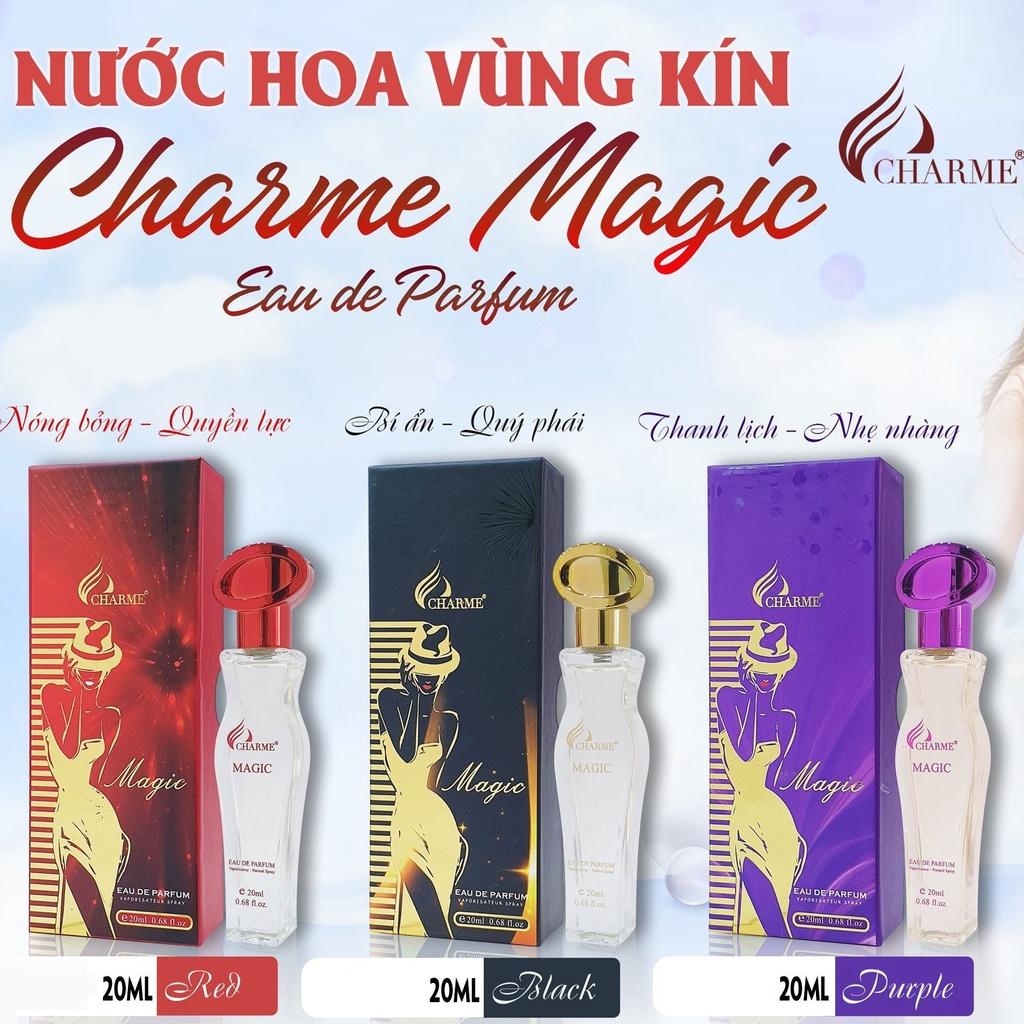 Nước Hoa Vùng Kín Charme Magic 20ml - Màu Đen