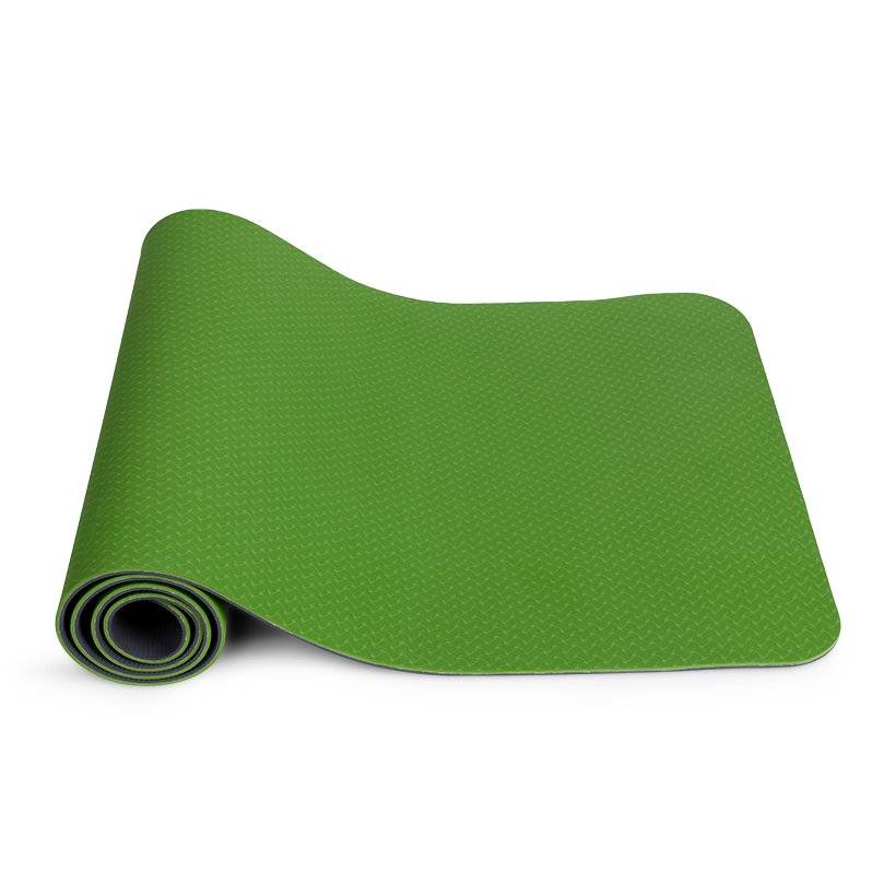 Thảm tập yoga 2 lớp TPE 6mm cao cấp ( tặng túi + dây buộc )