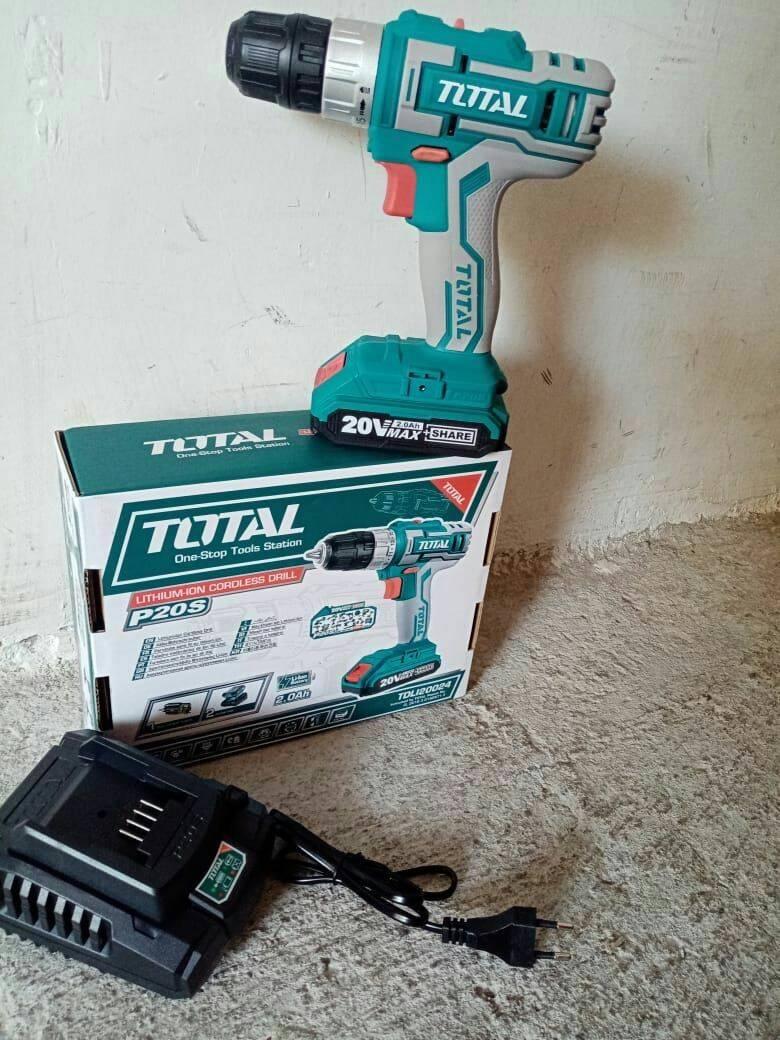MÁY KHOAN VẶN VÍT DÙNG PIN 20V 45NM TOTAL TDLI20024 - HÀNG CHÍNH HÃNG