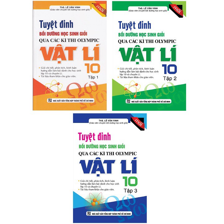 Sách - Combo Tuyệt Đỉnh Bồi Dưỡng Học Sinh Giỏi Qua Các Kì Thi Olympic Vật Lí Lớp 10
