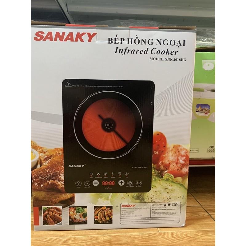 Bếp Hồng ngoại cảm ứng Sanaky 2018- hàng chính hãng-tặng vỉ nướng đa năng