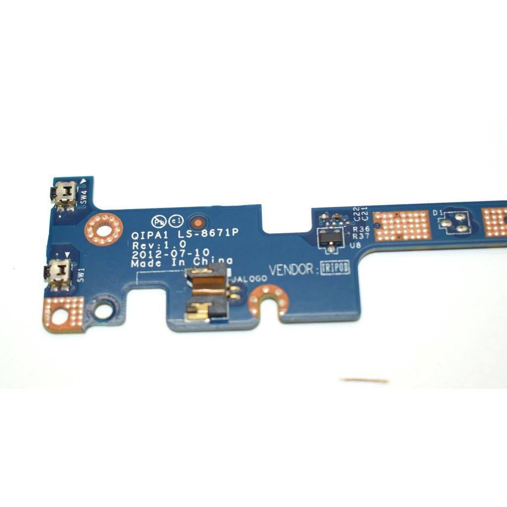 Mới Bảng Mạch Nút Công Tắc Nguồn Cho Lenovo ThinkPad Twis S230U LS-8671P