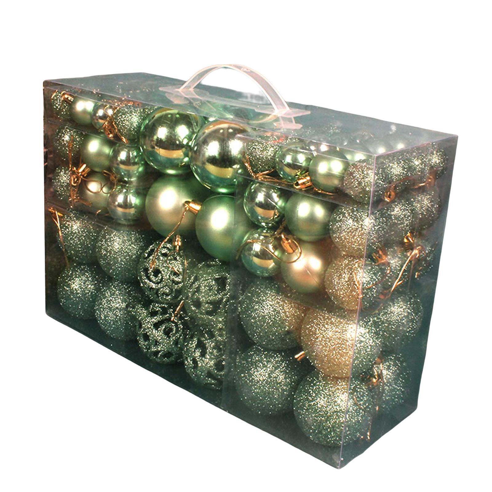 100 Pieces Christmas Tree Ornaments Xmas Tree Decorations for Holiday Decor