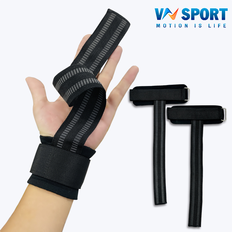 Hình ảnh Dây Kéo Lưng Tập Xô VNSPORT - VNS011, Dây Kéo Lưng Hỗ Trợ Tập Deadlift Cho Người Tập Gym, Dây Kéo Tạ, Dây Hỗ Trợ Lên Xà