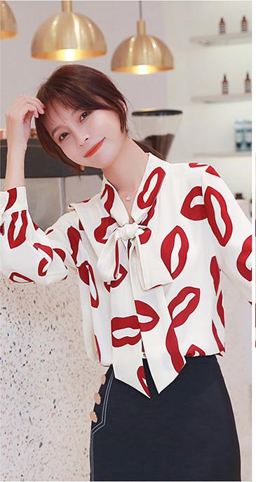 Áo Sơ Mi Nữ Thắt Nơ Cổ Thanh Lịch