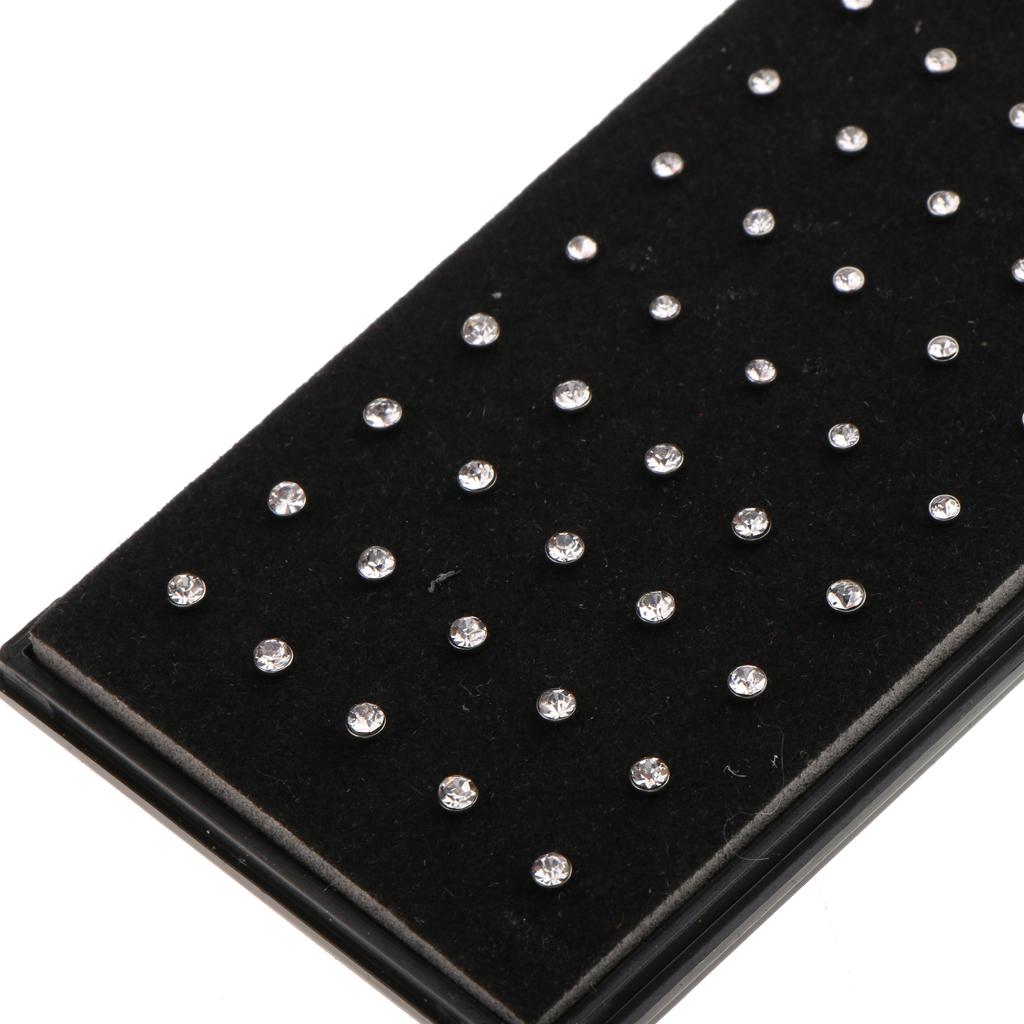 60pcs Stainless Steel Nose Rings Studs Body Piercing Jewelry Multi-Color