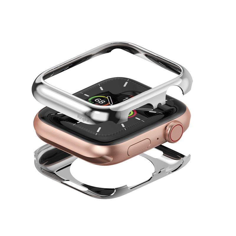 Ốp dành cho Apple Watch 6/SE/5/4 44mm RINGKE Full Frame Stylings Stainless - Hàng Chính Hãng