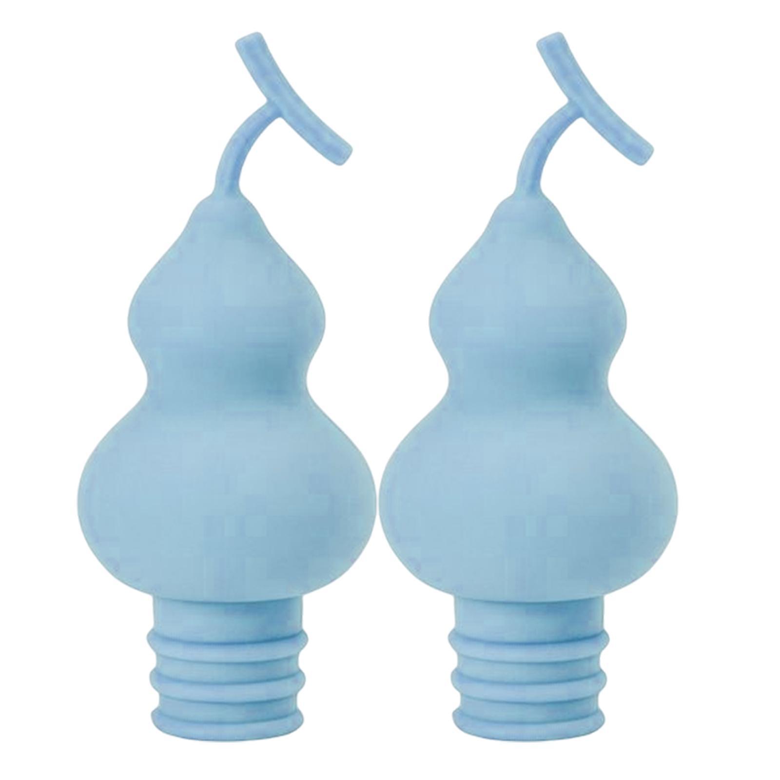 2Pcs Reusable Wine Bottle Stoppers,Silicone Wine Stopper,Beverage Bottle Stoppers,Cap, Bottle Cover