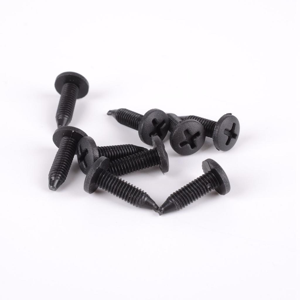 50pcs Plastic Panel Rivets Retainer Clips 1/4'' 6mm Diameter