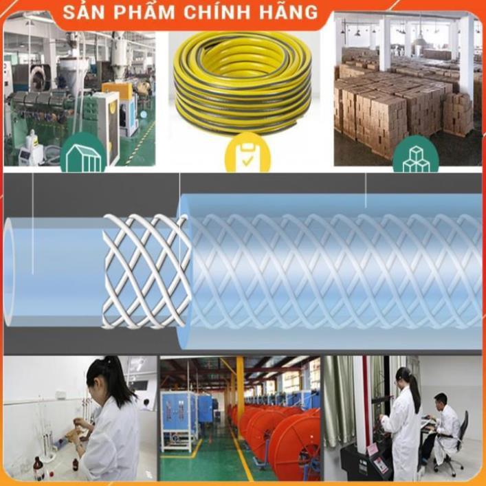 Máy bơm️Evoucher️ Bộ dây vòi xịt nước rửa xe, tưới cây , tăng áp 3 lần, loại 20m 206587 cút sập+ mở chai