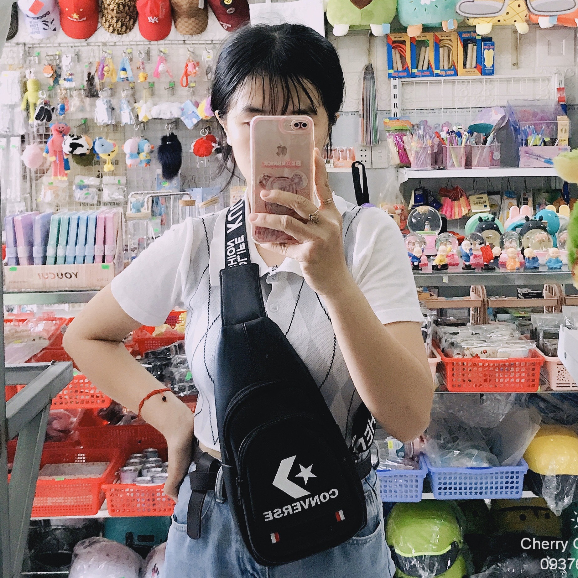 Túi Đeo Chéo Nam Nữ Chất Da Dày Dặn Chống Nước 3 Ngăn Phong Cách Hàn Quốc Cá Tính