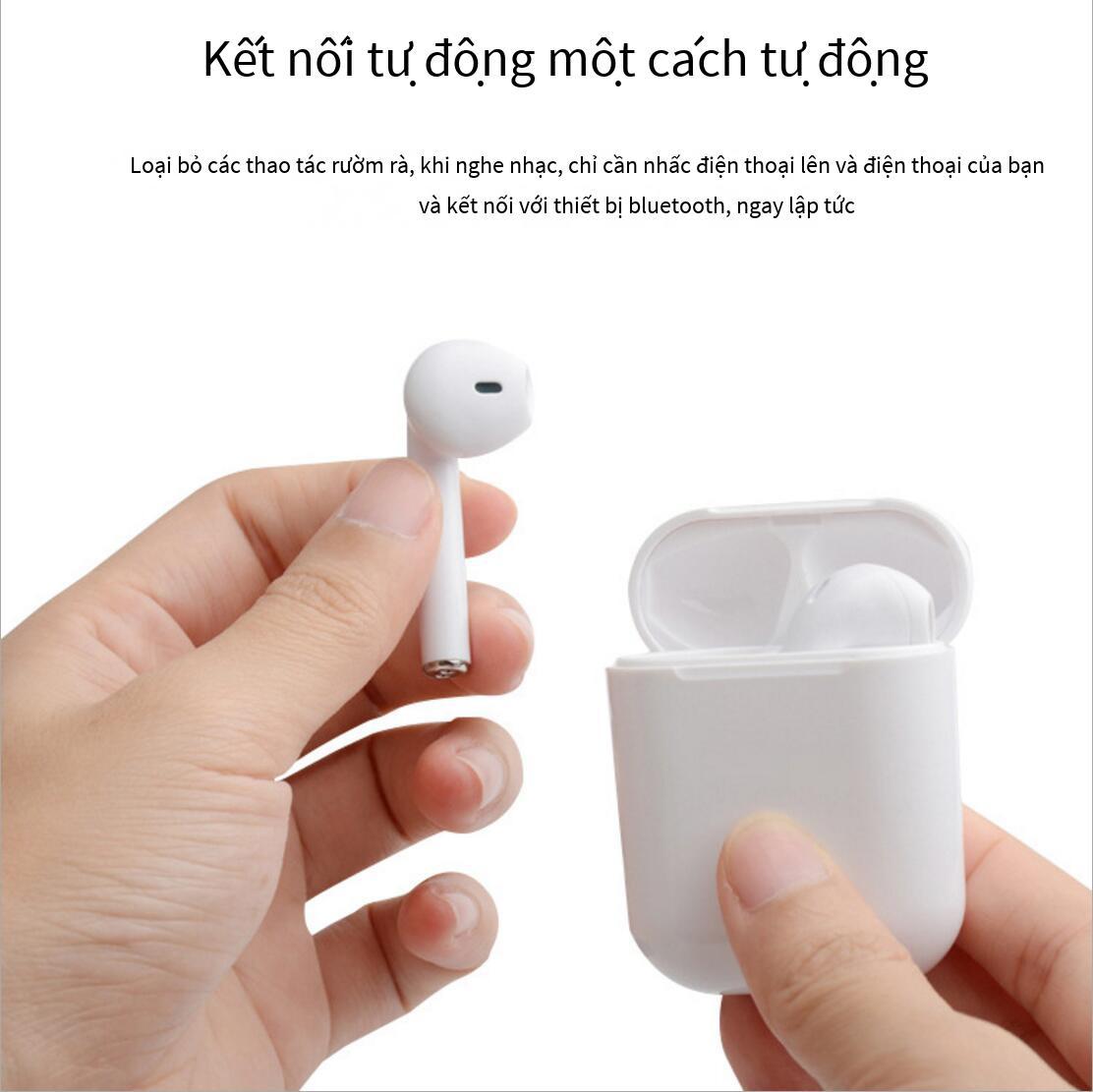 Khuyến mãi bán chạy tai nghe bluetooth không dây i7s tws 5.0 hai tai đôi có ngăn sạc tai nghe bluetooth i7 bán trực tiếp