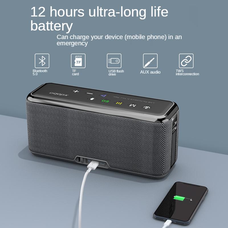 Loa Bluetooth không dây di động Xdobo X8 max 100w siêu dày Loa siêu trầm TWS và dung lượng pin 20000mah Caixa De Som Màu sắc: X8 60W