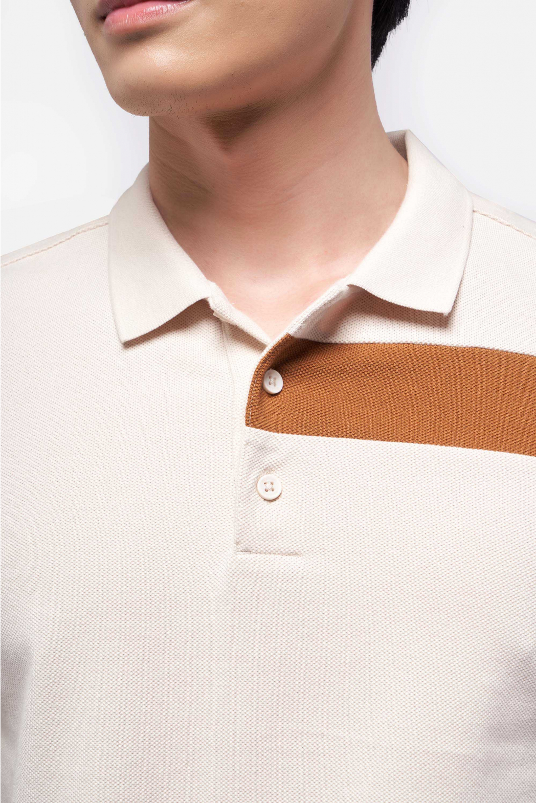 Áo thun polo nam Rib decor form fitted (2 màu) - 10S22POL038 | LASTORE MENSWEAR