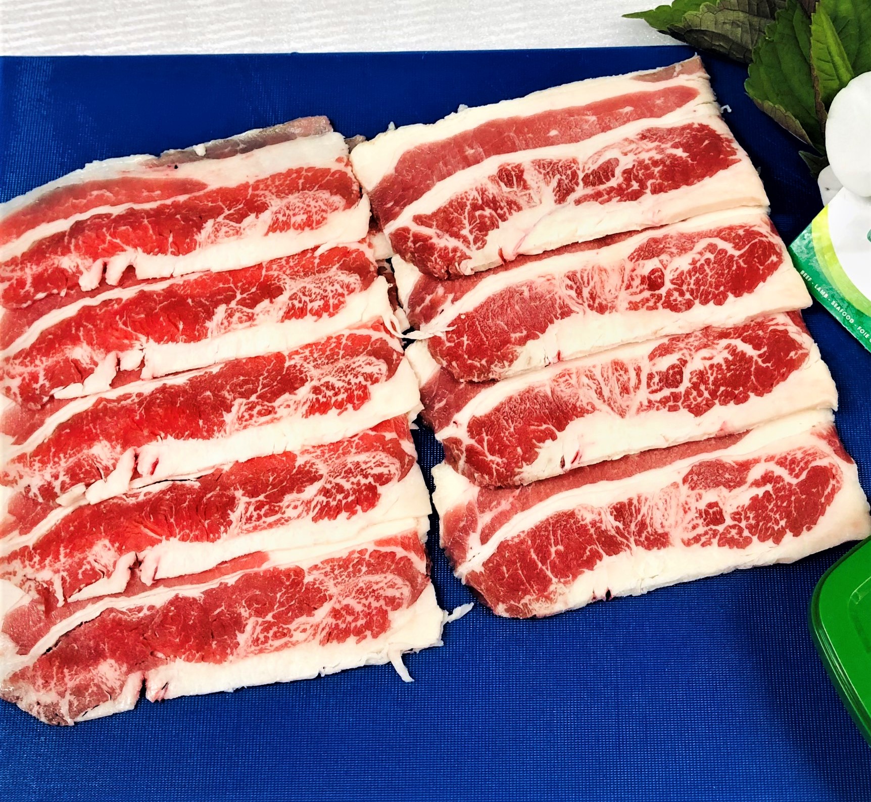 Ba Chỉ Bò Mỹ Thái Lát Lẩu - Nướng Khay 500g