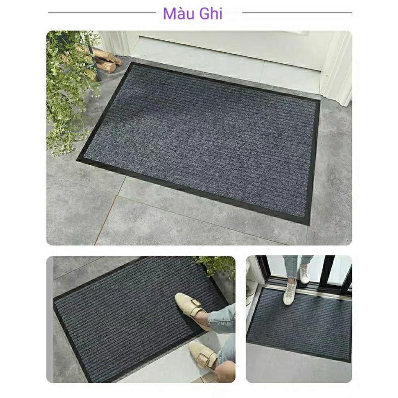 Thảm Chùi Chân Nỉ Đế Cao Su Siêu Hút Nước , Sang Trọng 40*60cm