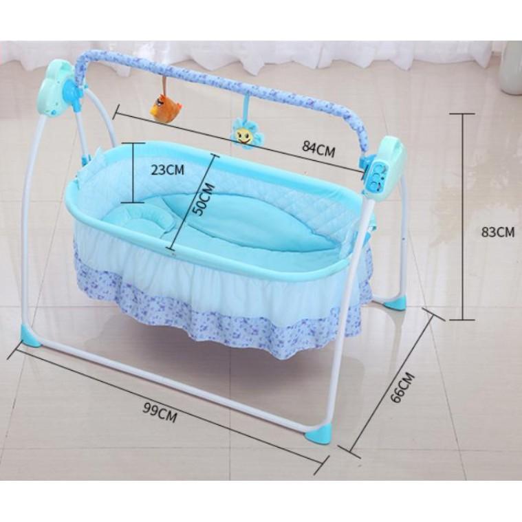 Nôi ru ngủ tự động có chức năng phát nhạc - ShopToro - AsiaMart