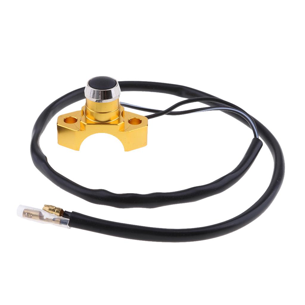 CNC Motorcycle Engine Stop Start Kill Switch Button for Pit Bike