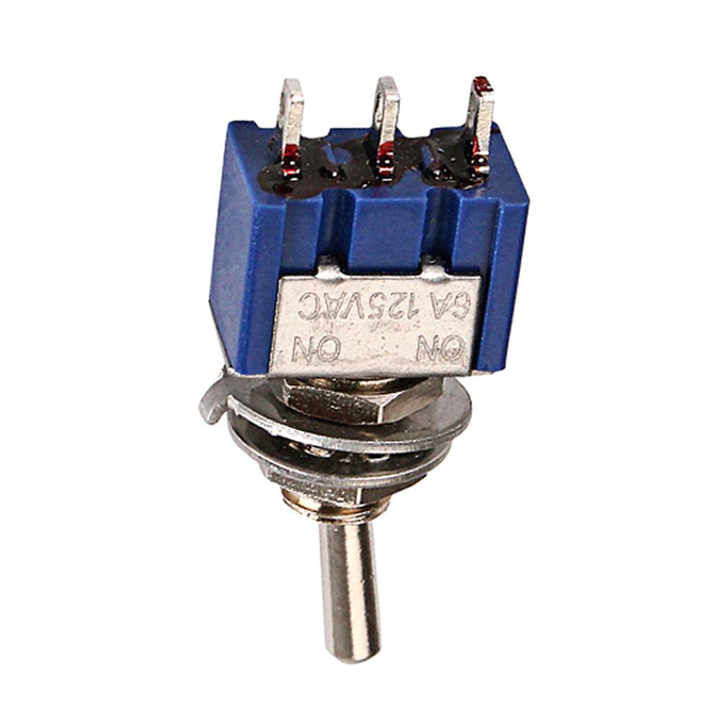 Copper On-On 2 Way SPDT  Round  for Guitar Bass Parts