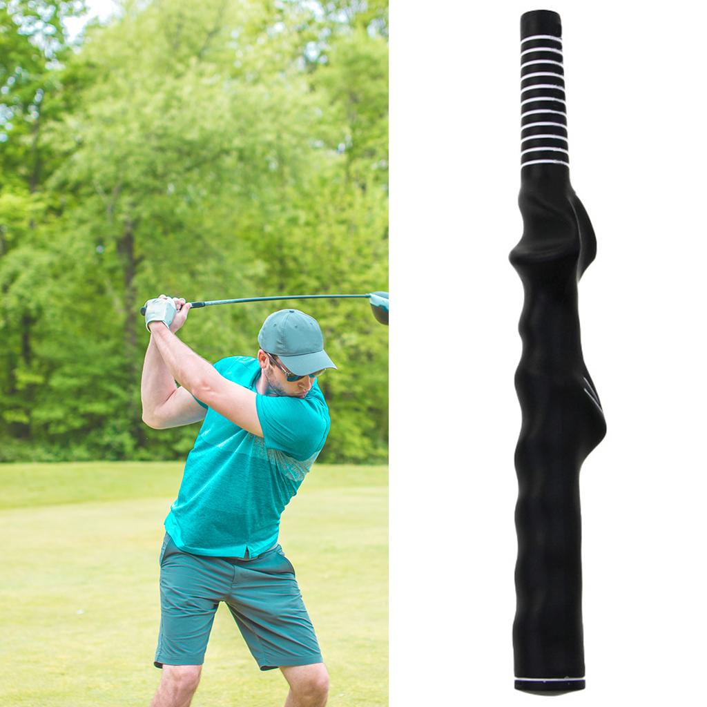 Golf Training Grip Right Left Hand Swing Practice Tool Breathable Club Proper Grip Rubber Trainer Aid