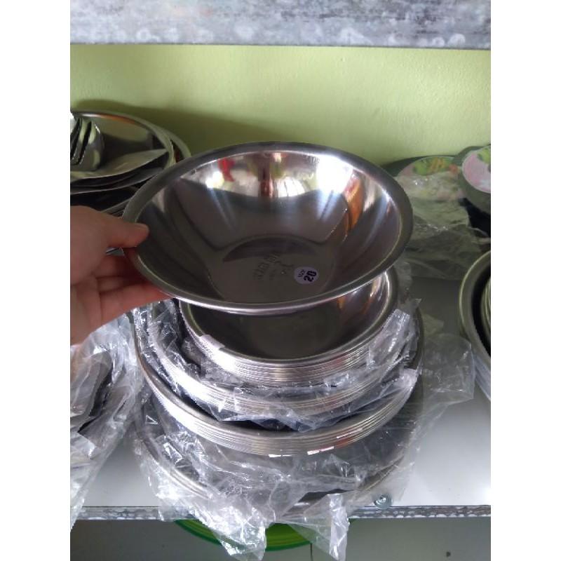 thau inox đường kính 20cm