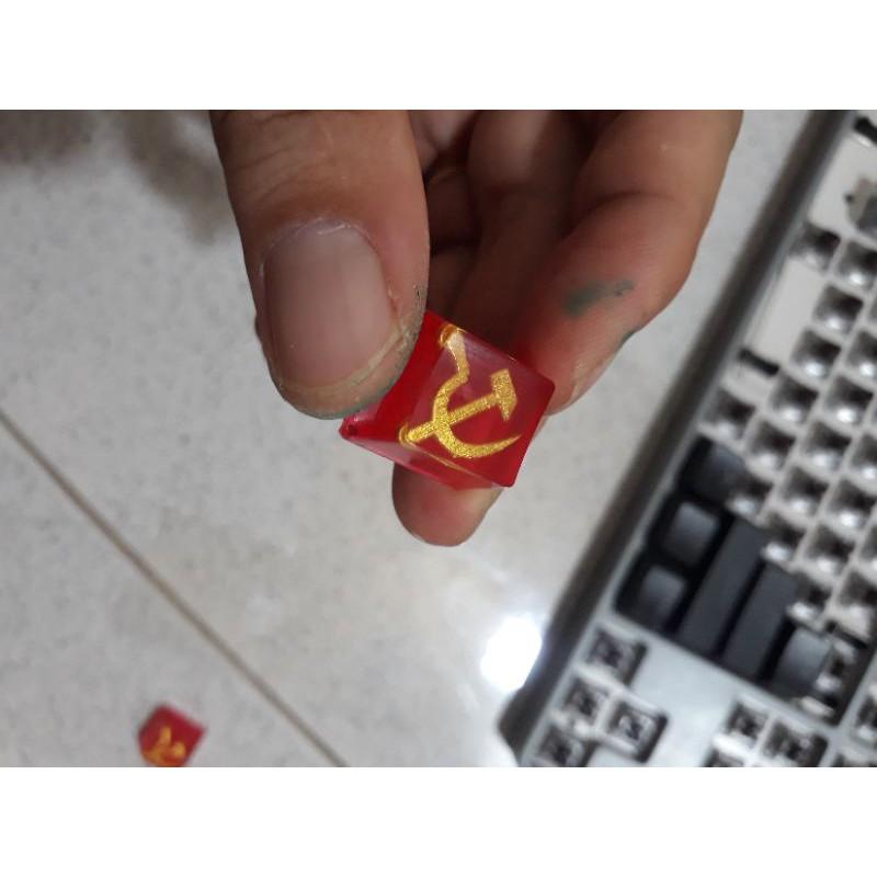 Keycap artisan búa và lưỡi trang trí bàn phím cơ