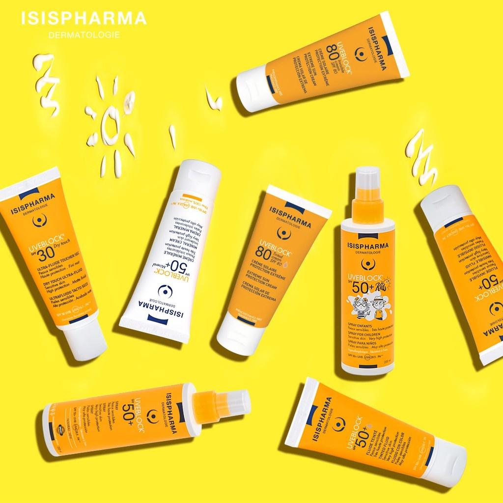 Kem Chống Nắng Dành Cho Da Nhờn ISISPharma Uveblock Spf50+ Dry Touch 40ml ( Không Màu )