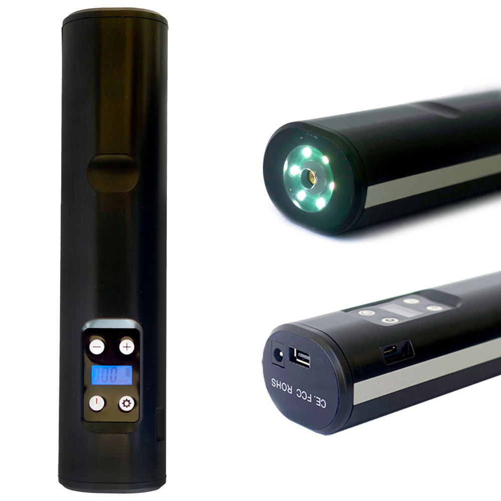 Máy bơm hơi lốp xe không dây di động 12V kèm Đèn chiếu sáng khẩn cấp