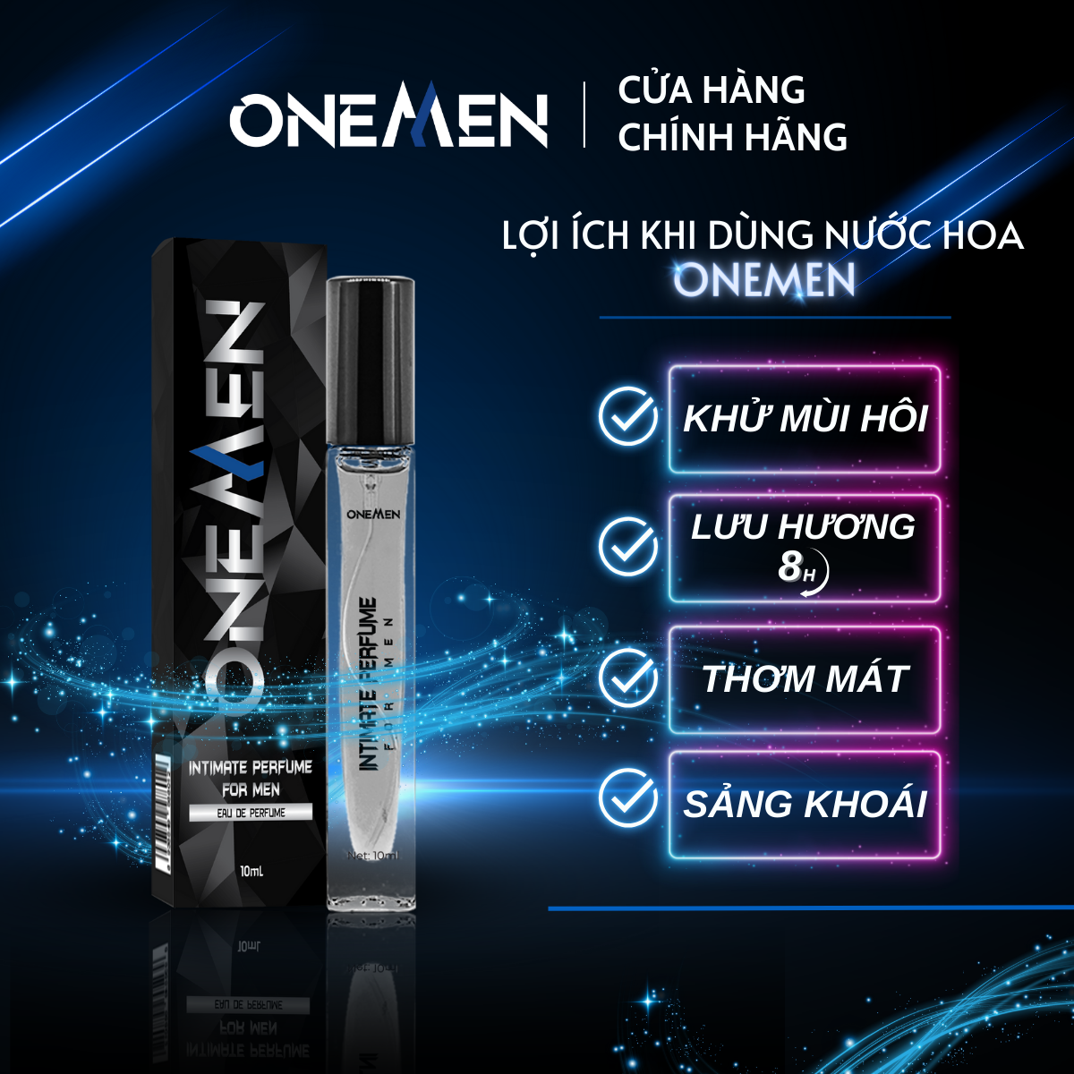 Nước Hoa Cho Phái Mạnh Intimate Perfume For Men (10ml) ONEMEN